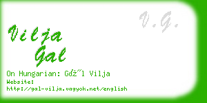 vilja gal business card